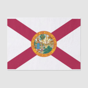 Papier Mousseline Drapeau de l'État de Floride