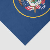 Papier Mousseline Drapeau de l'État de l'Utah (Détail)