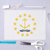 Papier Mousseline Drapeau de l'État de Rhode Island (Artisanat)