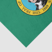 Papier Mousseline Drapeau de l'État de Washington (Détail)