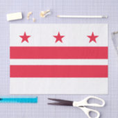 Papier Mousseline Drapeau de l'État de Washington DC (Artisanat)