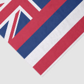 Papier Mousseline Drapeau de l'État d'Hawaii (Détail)