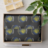 PAPIER MOUSSELINE DRAPEAU DE L'ÉTAT DU BEAVER D'OREGON (Cadeau)