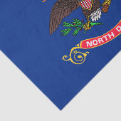 Papier Mousseline Drapeau de l'État du Dakota du Nord (Détail)