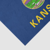 Papier Mousseline Drapeau de l'État du Kansas (Détail)