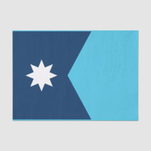 Papier Mousseline Drapeau de l'État du Minnesota