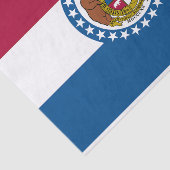 Papier Mousseline Drapeau de l'État du Missouri (Détail)