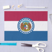 Papier Mousseline Drapeau de l'État du Missouri (Artisanat)