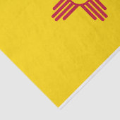 Papier Mousseline Drapeau de l'État du Nouveau-Mexique (Détail)