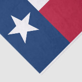 Papier Mousseline Drapeau de l'État du Texas (Détail)