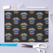 PAPIER MOUSSELINE DRAPEAU DE L'ÉTAT DU TROU DE LA CAROLINE DU NORD (Artisanat)