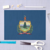 Papier Mousseline Drapeau de l'État du Vermont (Artisanat)