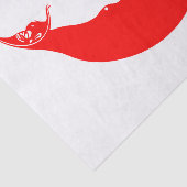 Papier Mousseline Drapeau de l'île de Pâques (Détail)
