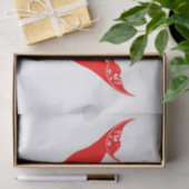 Papier Mousseline Drapeau de l'île de Pâques (Cadeau)