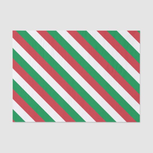 Papier Mousseline Drapeau de l'Italie (Recto)