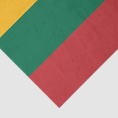 Papier Mousseline Drapeau de Lituanie (Détail)