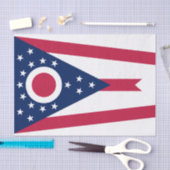 Papier Mousseline Drapeau de l'Ohio (Artisanat)