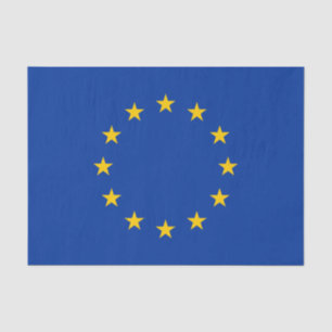 Papier Mousseline Drapeau de l'Union européenne