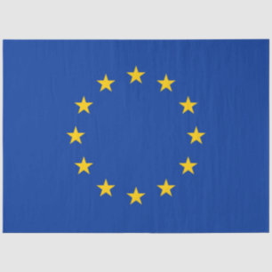 Papier Mousseline Drapeau de l'Union européenne (UE) (Europe)