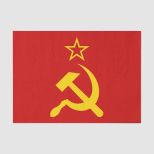 Papier Mousseline Drapeau de l'URSS - Drapeau de l'Union soviétique
