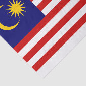 Papier Mousseline Drapeau de Malaisie (Détail)