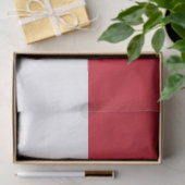Papier Mousseline Drapeau de Monaco (Cadeau)