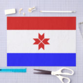 Papier Mousseline Drapeau de Mordovie (Artisanat)