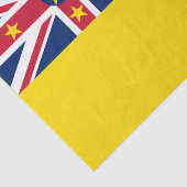 Papier Mousseline Drapeau de Niue (Détail)