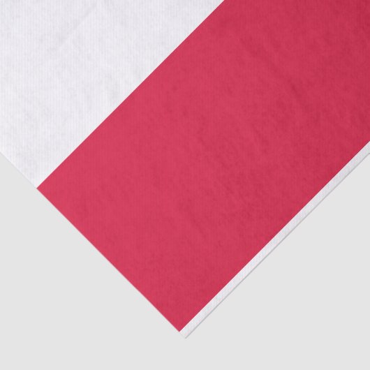 Papier Mousseline Drapeau de Pologne (Détail)