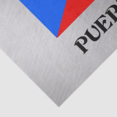 Papier Mousseline Drapeau de Porto Rico (Détail)