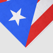 Papier Mousseline Drapeau de Porto Rico (Détail)
