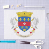 Papier Mousseline Drapeau de Saint-Barthélemy (Artisanat)