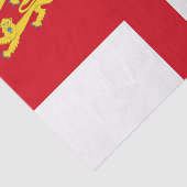 Papier Mousseline Drapeau de Sercq (Détail)