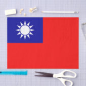 Papier Mousseline Drapeau de Taïwan (Artisanat)