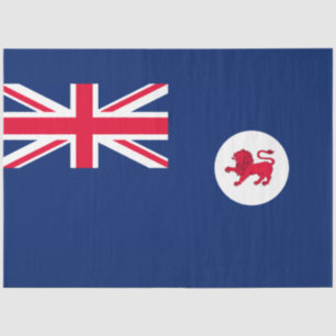 Papier Mousseline Drapeau de Tasmanie (Tasmanie) (État australien)