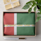 Papier Mousseline Drapeau de Tchétchénie (Cadeau)
