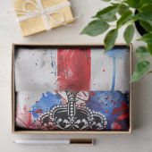 Papier Mousseline Drapeau de tête de lion britannique (Cadeau)