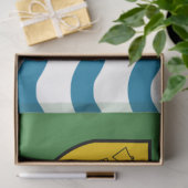 Papier Mousseline Drapeau de Vancouver (Colombie-Britannique, Canada (Cadeau)