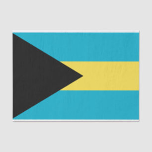 Papier Mousseline Drapeau des Bahamas