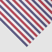 Papier Mousseline Drapeau des États-Unis Rouge et Drapeau Bleu Étroi (Détail)
