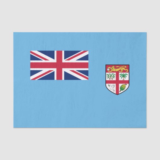 Papier Mousseline Drapeau des Fidji (Recto)