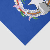 Papier Mousseline Drapeau des îles Mariannes du Nord (Détail)