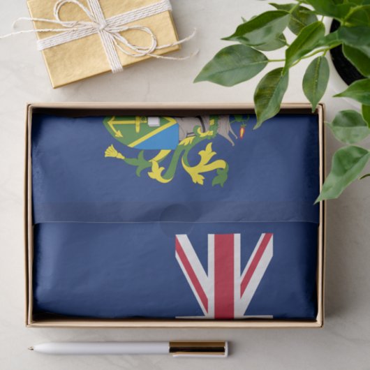 Papier Mousseline Drapeau des îles Pitcairn (Cadeau)