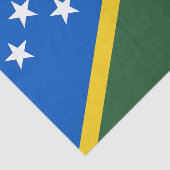 Papier Mousseline Drapeau des Îles Salomon (Détail)
