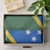 Papier Mousseline Drapeau des Îles Salomon (Cadeau)