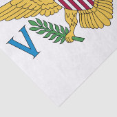 Papier Mousseline Drapeau des îles Vierges américaines (Détail)