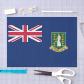 Papier Mousseline Drapeau des îles Vierges britanniques (Artisanat)