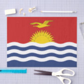 Papier Mousseline Drapeau des Kiribati (Artisanat)