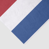 Papier Mousseline Drapeau des Pays-Bas (Détail)