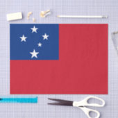 Papier Mousseline Drapeau des Samoa (Artisanat)